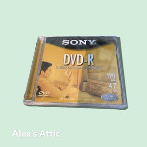 Sony DVD-R DVD Recordable DISC 120 Min 4.7GB 1X-16X NEW